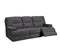 Darwin 3 Pc Recliner Sofa Set - Grey - The Fine Furniture