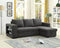 Levi Pullout Sectional Grey - The Fine Furniture