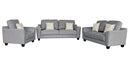 Ottilie 3 Pc Sofa Set - Grey - The Fine Furniture