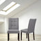 Cressida 2 Pc Dining Chairs - Light Grey - The Fine Furniture