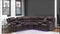 Aleyna Sectional - Brown
