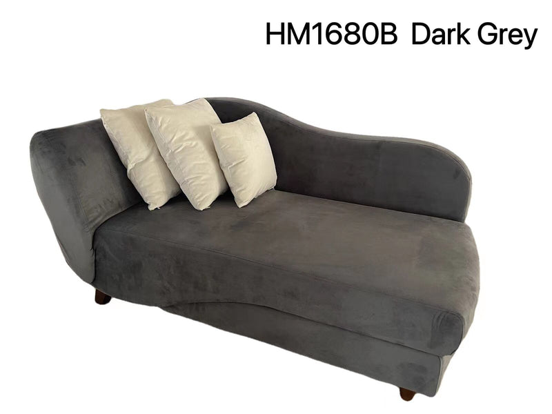 Jack Storage Chaise With Bed - Dark Grey - The Fine Furniture