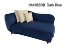 Jack Storage Chaise With Bed - Blue - The Fine Furniture