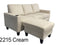 Arya Sectional With Ottoman- Cream - The Fine Furniture