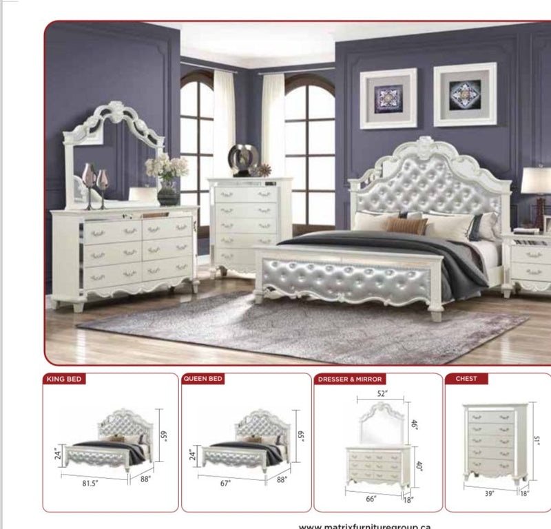 Eloise Bedroom Set - Queen/King - The Fine Furniture