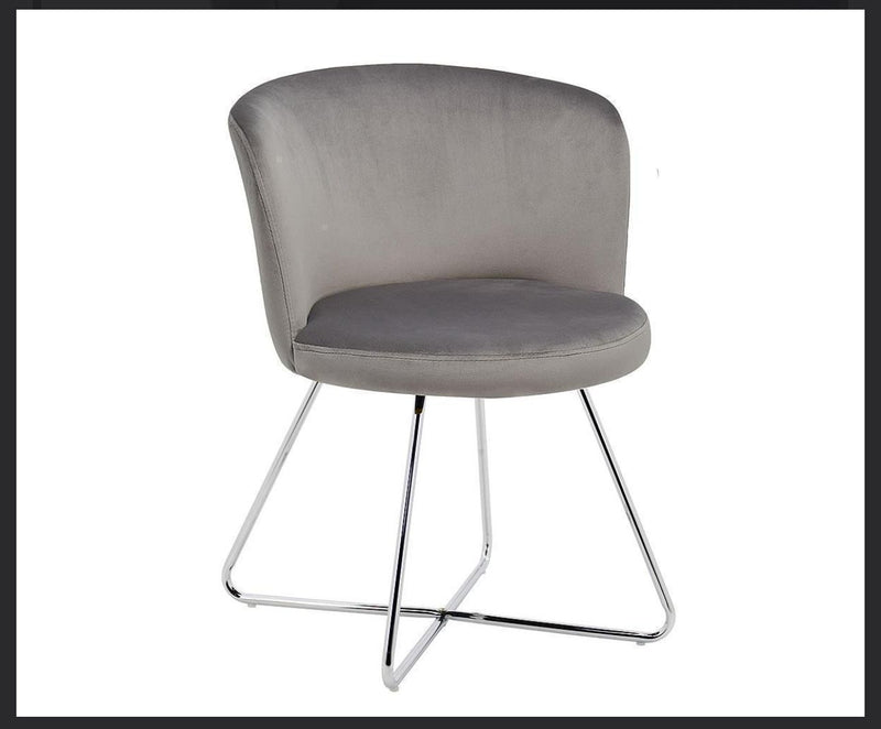 Sapphire Chair (2 PC Per Box) - Grey - The Fine Furniture