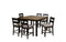 Hank 7 Pc Pub Dining Set - Espresso - The Fine Furniture