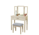 Dexter Vanity Set - White - The Fine Furniture