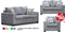 Cosmo 3Pc Sofa Set - Grey/Beige/Red/Brown - The Fine Furniture