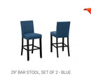 River Bar Stool - Beige/Blue/Grey - The Fine Furniture