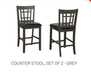 Ellie Bar Stool - Grey - The Fine Furniture