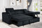 Leslie Sectional Sofa Bed - Black