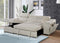 Leslie Sectional Sofa Bed - Beige