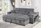 Leslie Sectional Sofa Bed - Grey