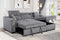 Leslie Sectional Sofa Bed - Grey