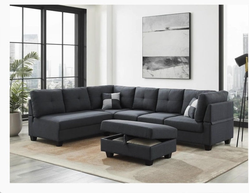 Walker Sectional - Grey