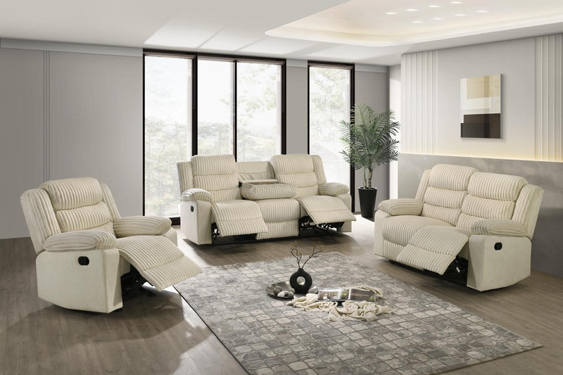 Emilie 3pc Recliner Set - Beige