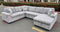 Benjamin Sectional Sofa Bed- Grey/ Beige