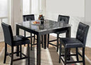Erick Pub Dining Set - Black - The Fine Furniture