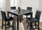 Erick Pub Dining Set - Black