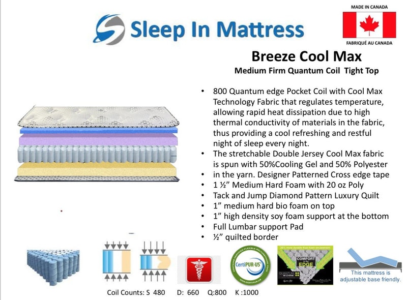 Breeze Cool Max  Mattress