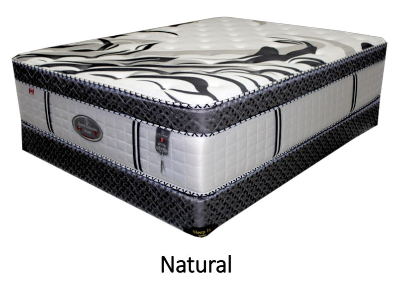Natural hybrid Foam Enchased Latex Pillow Top Mattress - The Fine Furniture