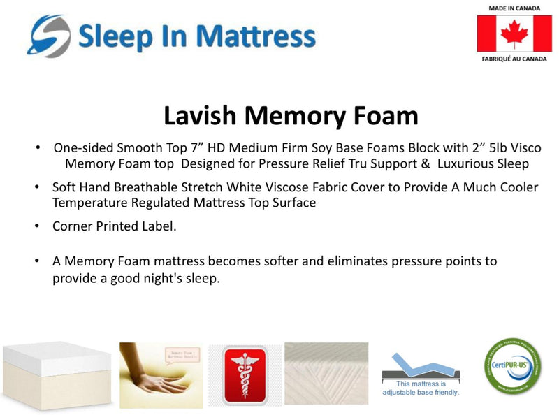 Lavish Memory Foam Mattress - The Fine Furniture