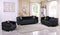 Delilah Sofa Set - Black - The Fine Furniture