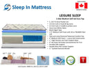Leisure Sleep Foam Encased Gel Pillow Top Mattress - The Fine Furniture
