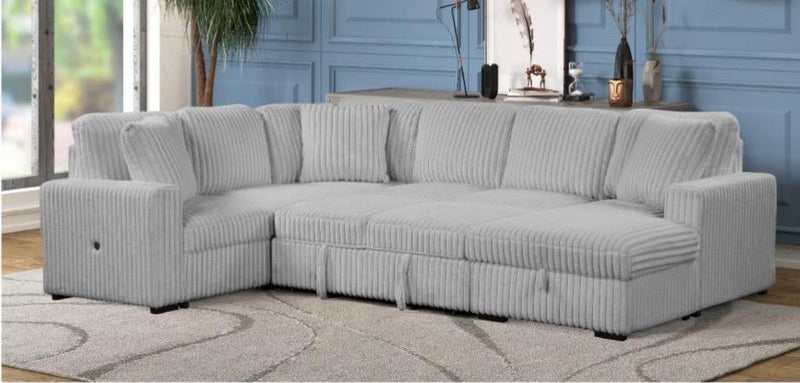 Saoirse Sectional - Light Grey