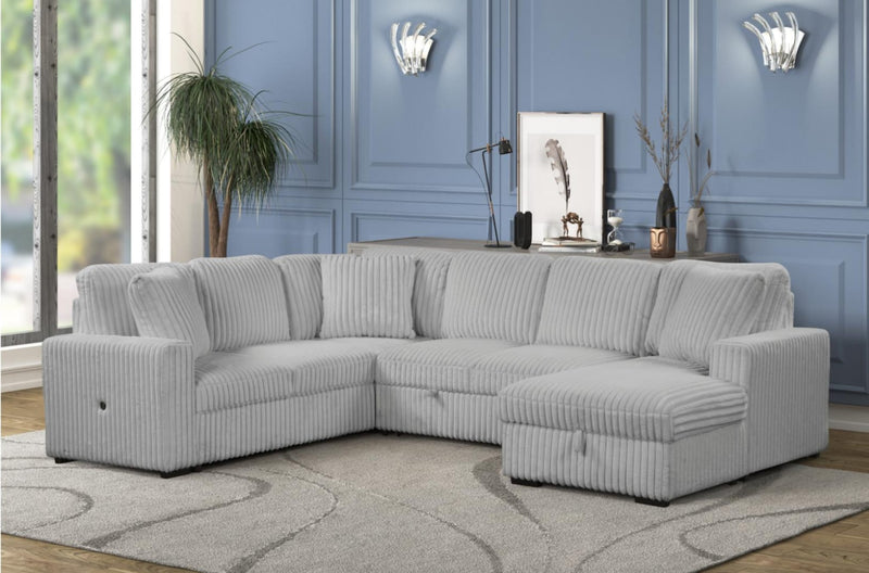 Saoirse Sectional - Light Grey