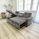 Cohen Sectional - Grey Corduroy