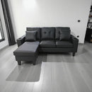 Eduardo Sectional - Black Leather
