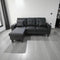 Eduardo Sectional - Black Leather