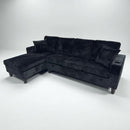 Desmond Sectional - Black Corduroy