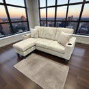 Eduardo Sectional - Beige Corduroy