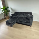 Eduardo Sectional - Black Corduroy