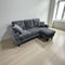 Eduardo Sectional - Grey Corduroy