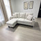 Eduardo Sectional - Cream Chenille