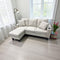 Eduardo Sectional - Cream Leather
