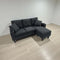 Eduardo Sectional - Black Chenille