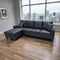 Desmond Sectional - Black Leather