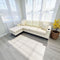 Desmond Sectional - Cream Leather