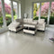 Aziel Sectional - Cream - The Fine Furniture