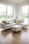 Angelo Sectional - Beige Corduroy