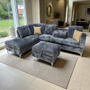 Angelo Sectional - Grey Corduroy