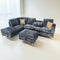 Angelo Sectional - Grey Corduroy