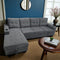 Zyaire Sectional - Grey