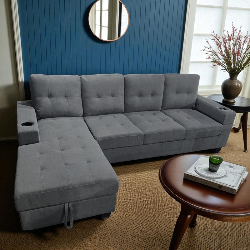 Zyaire Sectional - Grey