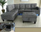 Angelo Sectional - Grey Chenille